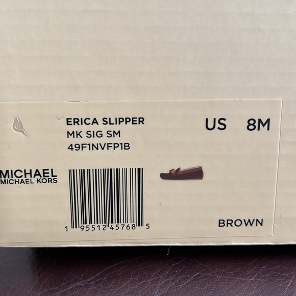 Michael Kors Erica Slipper Signature Brown - Picture 11 of 11